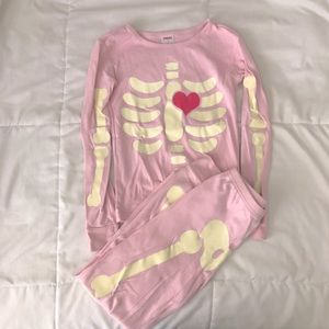 Glow In The Dark Pajamas size 7 Gymboree